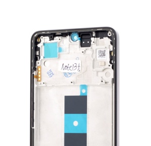 LCD Xiaomi Redmi Note 13, Negru + Rama - pentru înlocuirea ecranului,  disponibil pe thenx.net