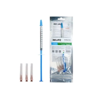 RELIFE HW31 Pasta Conductiva Argintie 0.2/0.5/1ml pentru Reparatii Circuit Telefon – Adeziv Conductiv - thenx.net