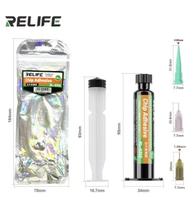 Adeziv Chip RELIFE RL-035E – Fixare Profesionala pentru Reparatii GSM, disponibil pe thenx.net