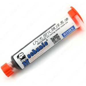Adeziv UV, Mechanic Negru UV Solder Mask, 10ml