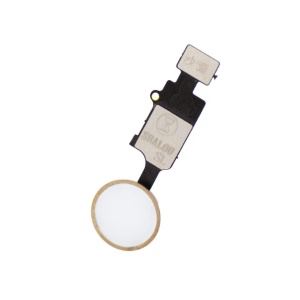 Flex Home Key iPhone 7, 7 Plus, 8, 8 Plus, Return button key, Shalou, Gold, disponibil pe thenx.net