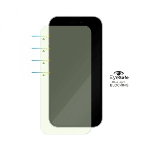 Folie iPhone 15 Pro Max, EyeSafe 2nd Gen, Blue Light Blocking Tempered Glass - Img 2