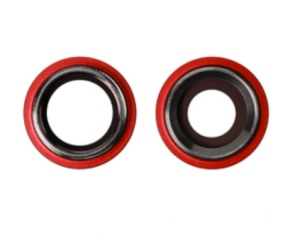 Geam Camera iPhone 11, Rear Camera Holder with Lens, Rosu, disponibil pe thenx.net