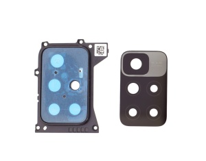 Geam Camera Xiaomi Redmi 10, Negru + Rama