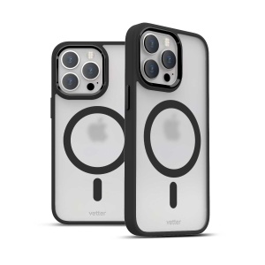 Husa iPhone 14 Pro Max, Clip-On Hybrid, Matt, Compatibil MagSafe, Negru, disponibil pe thenx.net