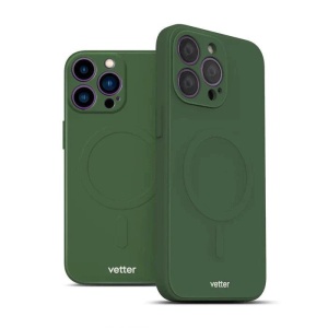 Husa iPhone 14 Pro, Soft Pro Ultra, Compatibil MagSafe, Midnight Green - Img 7