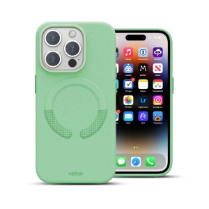 Husa iPhone 15 Pro Max, Clip-On Vegan Leather, Compatibil MagSafe, ice Sea Blue, disponibil pe thenx.net