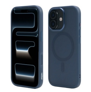 Husa iPhone 17, Clip-On Hybrid, Matt, MagSafe Compatible, Blue - squaregsm.ro