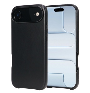 Husa iPhone Air, leatherUP Class, Refined Touch, MagSafe Compatible, Black - thenx.net
