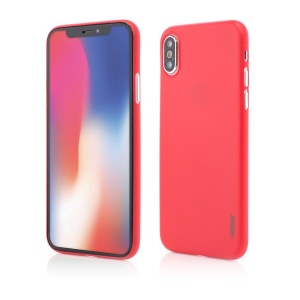 Husa iPhone XS, X, Clip-On, Ultra Thin Air Series, Rosu - Img 2