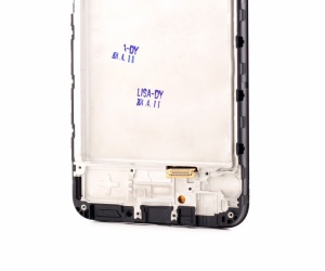 LCD Samsung Galaxy A24, A245, Negru + Rama, [OLED], Small Glass - pentru înlocuirea ecranului, compatibil cu Samsung, disponibil pe thenx.net