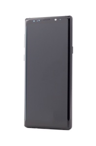 LCD Samsung Galaxy Note 9, N960, Negru + Rama, Small Glass