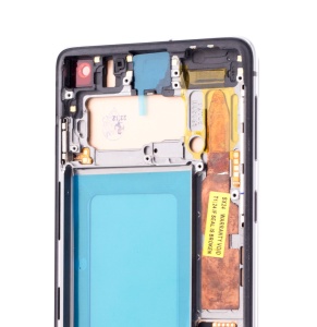 LCD Samsung Galaxy S10, G973, Negru + Rama, Incell - pentru înlocuirea ecranului, compatibil cu Samsung, disponibil pe thenx.net