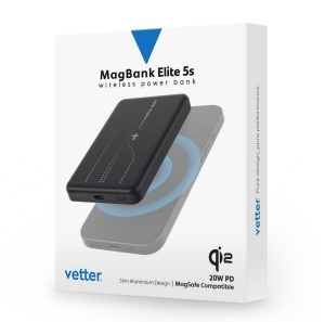 Acumulator extern, MagBank Elite 5s, Qi2, Black - thenx.net