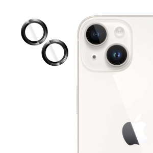 Folie iPhone 14 Plus, 14, individual Camera Lens Protector, Negru, disponibil pe thenx.net