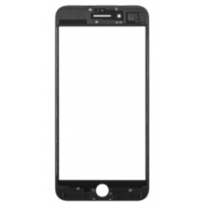 Geam Sticla + OCA iPhone 7 Plus, 5.5 + Rama, Negru, disponibil pe thenx.net
