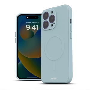 Husa iPhone 14 Pro, Soft Pro Ultra, Compatibil MagSafe, Skyblue, disponibil pe thenx.net