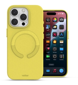 Huse iPhone 16 Pro Max, Clip-On Vegan Leather, Compatibil MagSafe, Candy Yellow - thenx.net