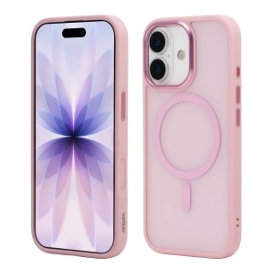 Husa iPhone 17, Clip-On Hybrid, Matt, MagSafe Compatible, Pink - squaregsm.ro