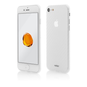 Husa iPhone SE (2020), 8, 7, Ultra Tough Air Series Carbon Look, Clear, disponibil pe thenx.net