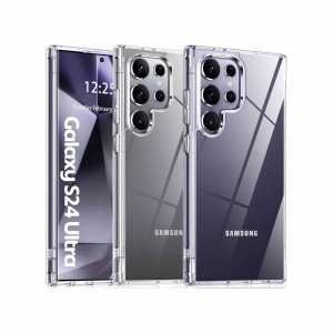 Husa Samsung Galaxy S24 Ultra, Crystal Series, Transparent, compatibil cu Samsung, disponibil pe thenx.net