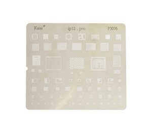 Kaisi BGA Reballing Stencil for iPhone 12 Pro, P3076