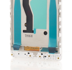 LCD Lenovo K8 Note, Alb +Rama - pentru înlocuirea ecranului,  disponibil pe thenx.net