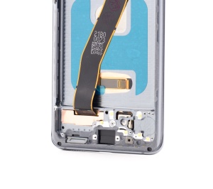 LCD Samsung Galaxy S20, G980, Cosmic Grey, [OLED] + Rama - pentru înlocuirea ecranului, compatibil cu Samsung, disponibil pe thenx.net