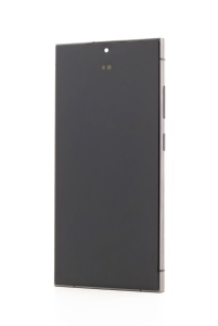 LCD Samsung Galaxy S24 Ultra, SM-S928, Negru + Rama, Small Glass, 6.67 inch