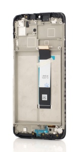 LCD Xiaomi Redmi 9T, Negru + Rama - pentru înlocuirea ecranului,  disponibil pe thenx.net