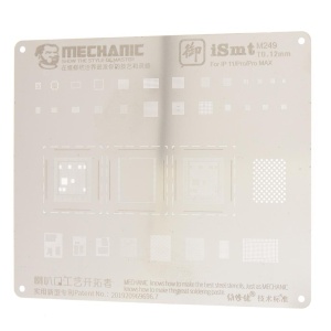 Mechanic, iSmt Series Steel Stencil 2 in 1, iPhone 11 Pro, 11 Pro Max, disponibil pe thenx.net