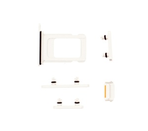 Side Key iPhone 14, 14 Plus, SET, Silver, disponibil pe thenx.net