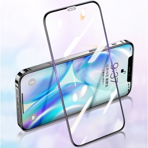 Folie iPhone 12 mini, USAMS, Tempered Glass, 0.33mm, US-BH636, Negru