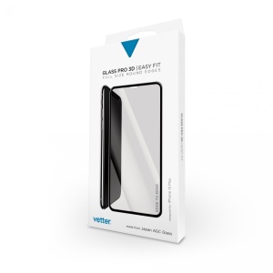 Folie iPhone 15 Plus, 3D Easy Fit Tempered Glass, Negru - Img 4