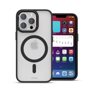 Husa iPhone 13 Pro Max, Clip-On Hybrid, Matt, Compatibil MagSafe, Negru - Img 8