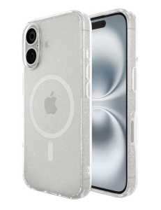 Huse iPhone 16, Compatibil MagSafe, Soft Pro Glitter, Transparen - thenx.net