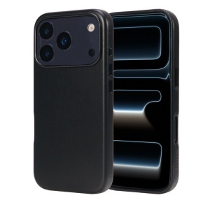 Husa iPhone 17 Pro, leatherUP Class, Refined Touch, MagSafe Compatible, Black - thenx.net