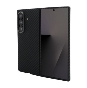 Husa Samsung Galaxy Z Fold7 5G, Clip-On, made from Aramid Fiber, Kevlar, Black - thenx.net
