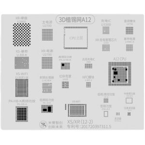 iPhone Xs, XR, BGA KiT 3D, disponibil pe thenx.net