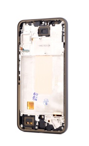LCD Samsung Galaxy A34, A346, Negru + Rama, [OLED], Small Glass - pentru înlocuirea ecranului, compatibil cu Samsung, disponibil pe thenx.net