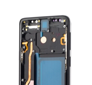 LCD Samsung Galaxy S9, G960, Negru + Rama, Incell - pentru înlocuirea ecranului, compatibil cu Samsung, disponibil pe thenx.net