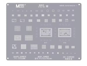 MaAnt BGA Reballing Stencil for iPhone 15, Plus, Pro, Max