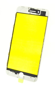 Geam Sticla + OCA iPhone 8 Plus + Rama, Alb, disponibil pe thenx.net