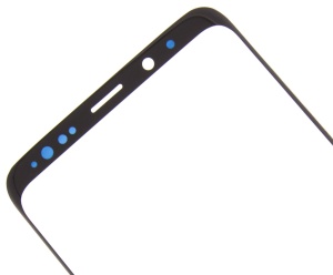 Geam Sticla + OCA Samsung Galaxy S9+, G965, Negru, compatibil cu Samsung, disponibil pe thenx.net