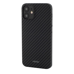 Husa iPhone 12 mini, Clip-On Ultra Slim, made from Aramid Fiber, Kevlar, Negru, disponibil pe thenx.net
