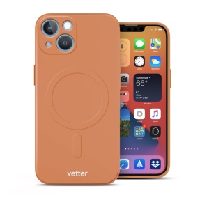 Husa iPhone 14 Plus, Soft Pro Ultra, Compatibil MagSafe, Orange