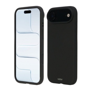 Husa iPhone Air, Clip-On Soft Touch Silk Series MagSafe Compatible, Black - thenx.net