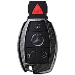 Husa Mercedes-Benz W203, W210, W211, made from Carbon, Glossy Negru, disponibil pe thenx.net