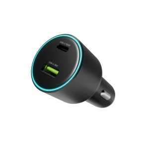 Incarcator turbo100, Super Fast Car Charger, USB-C, PD and QC, 100W - Img 7