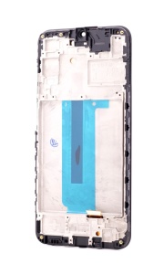 LCD Samsung Galaxy A25, A256, Negru + Rama, Small Glass - pentru înlocuirea ecranului, compatibil cu Samsung, disponibil pe thenx.net